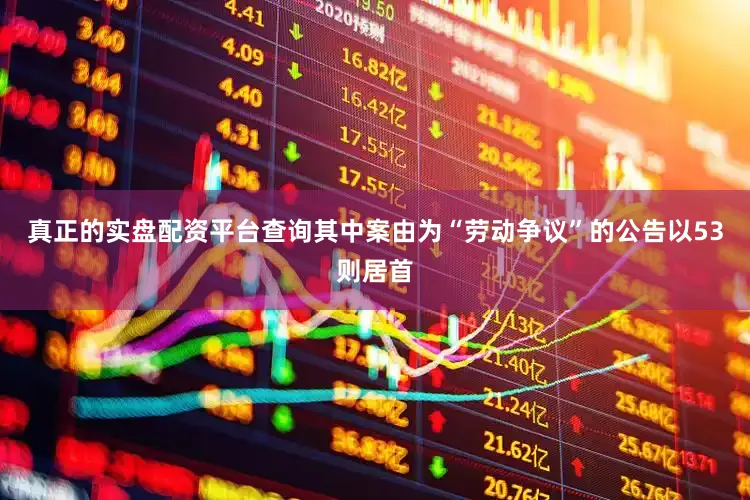 真正的实盘配资平台查询其中案由为“劳动争议”的公告以53则居首
